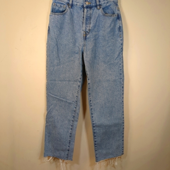 Pacsun Women's High Rise Straight Light Blue Jeans, Size 27 - Picture 1 of 9